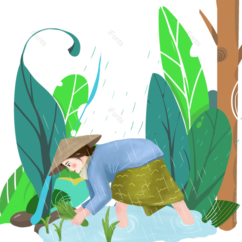 树木图片,插画元素,树叶PNG,春季免抠素材